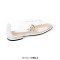 Square Toe Transparent Clear Mary Janes Flats Loafers - White PVC