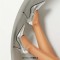 Pointed Toe Stiletto Heels Classic Pumps - Silver Faux Leather
