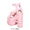 Peep Toe Chunky Heels Buckle Straps Punk Gothic Platforms Sandals - Pink Faux Leather