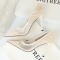 Pointed Toe Stiletto Heels Elegant Transparent Summer Spring Pumps - White Lace