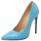 Pointed Toe Stiletto Heels Pumps - SkyBlue Patent