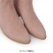 Pointed Toe Chunky Heels Western Style Knee Highs Pull On Cowgirl Boots - Pink Flock