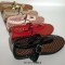 Round Toe Mary Janes Buckle Strap Mesh Ballet Loafers Flats - Black Mesh