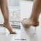 Open Square Toe Stiletto Heel Transparent Summer Sandals - Clear PVC
