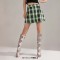 Peep Toe Stiletto Heels Hollowed Circles Stylish Knee Highs Back Zipper Breathable Boots - Silver Faux Leather