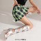 Peep Toe Stiletto Heels Hollowed Circles Stylish Knee Highs Back Zipper Breathable Boots - Silver Faux Leather
