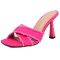 Square Open Toe Cross Straps Summer Slippers Sandals - Rose Denim