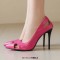 Pointed Toe Stiletto Heels Sexy Summer Pumps - Rose Patent