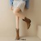 Pointed Toe Ankle Highs Classical Western Cowboy Style Chunky Heels Pull On Boots - Khaki Flock