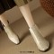 Pointed Toe Faux Pearls Decorated Flower Pattern Boots - Gold Microfiber