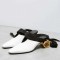 Soft Pointed Toe Classics Crosstied Genuine Leather Strange Heels Retro Sandals - White Leather