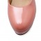 Minimalist Pastel Color Platform Round Heels - Pink