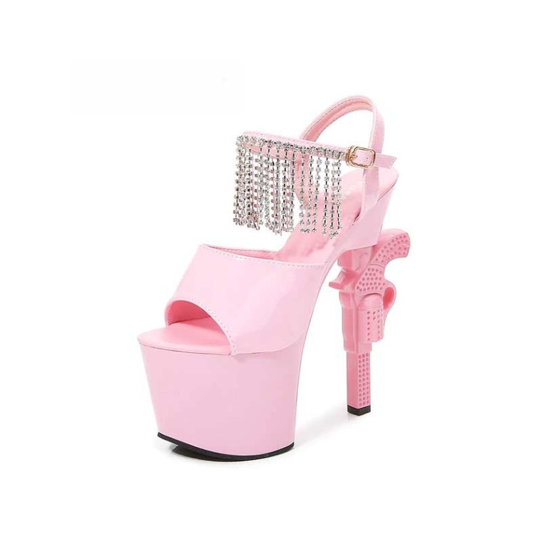 Baby pink on sale platform shoes