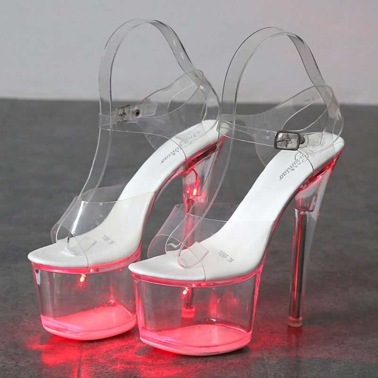 Pleaser Adore-709 - Pink Patent in Sexy Heels & Platforms - $53.95