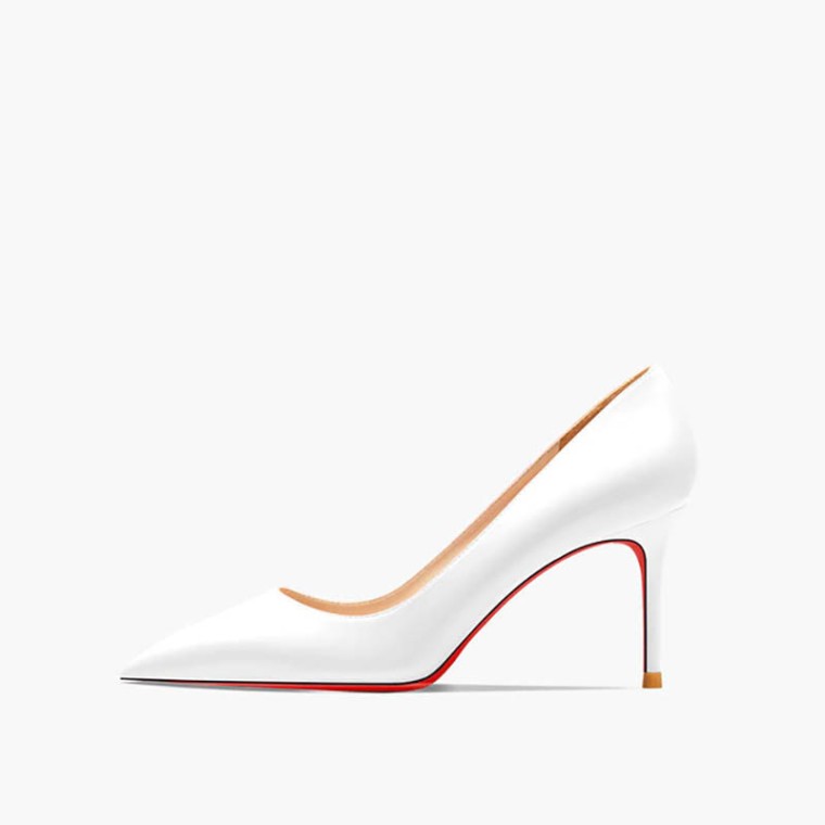 White pumps size 3 sale