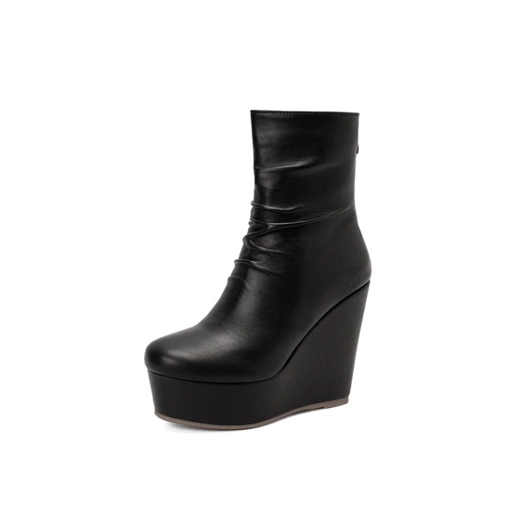 Sexy wedge booties hotsell