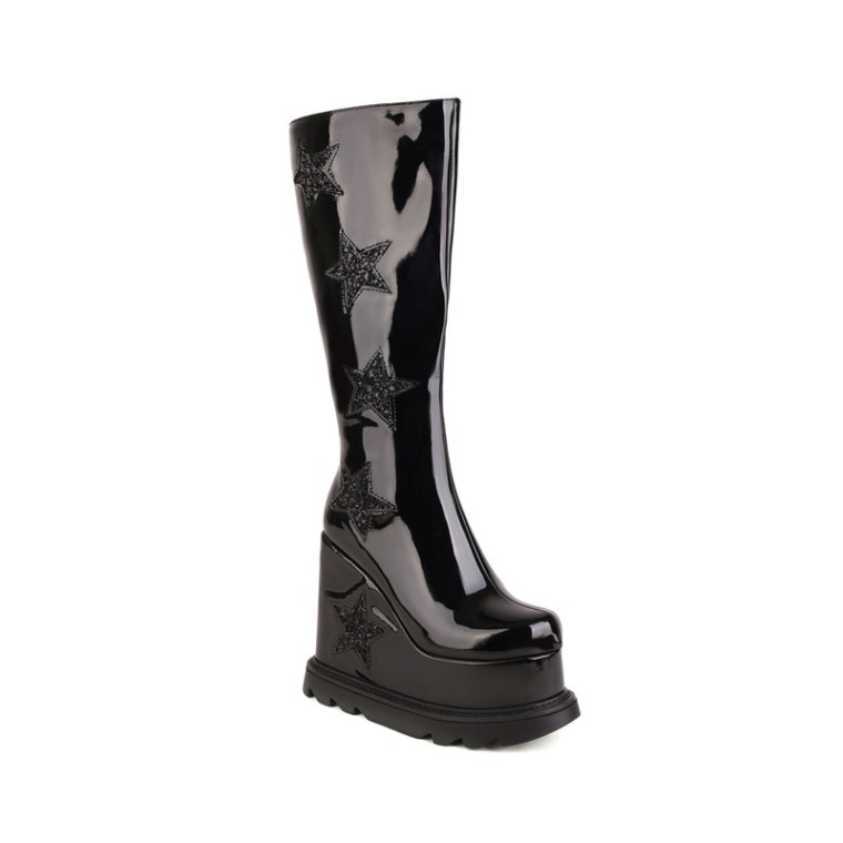 Emma wedge deals tall boots