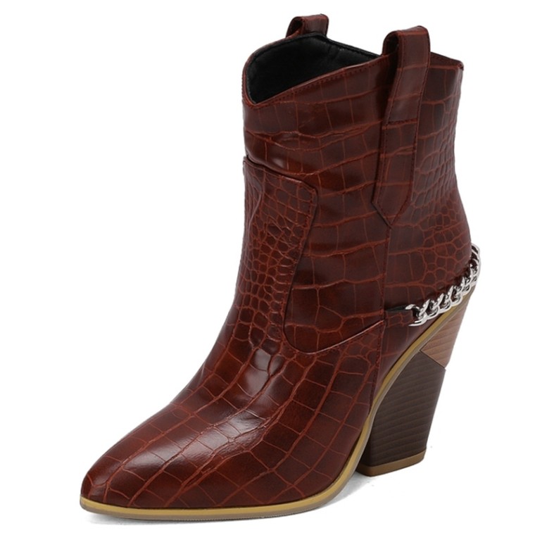 fendi printed cowboy boots