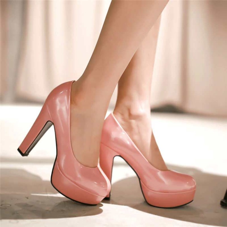Pastel platform heels sale