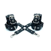 BDSM Cuffs Restraint Set - Mona - Black