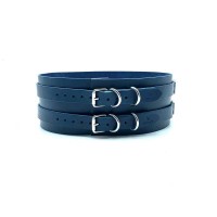 BDSM Bondage Waist Belt Corset - Mona - Blue