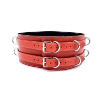 BDSM Bondage Waist Belt Corset - Tango - Red