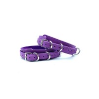 BDSM Bondage Thigh Cuffs - Tango - Purple