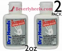 Dry Hands 2oz Sports Grip Solution for Pole Dancing, Baseball, Golf - 2-Pack