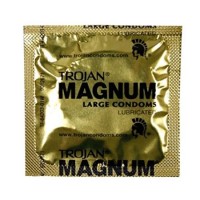 Trojan Magnum Lubricated Latex Large Size Condom - 6 pack Exp 2025-06