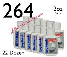 Dry Hands Sports Grip Powder for Pole Dancing, Baseball, Golf  - 22 Dozen = 264x 2oz. Bottles