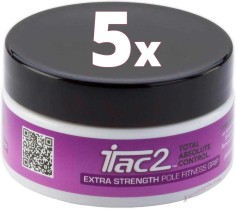 iTac2 Pole Dancing Fitness Sports Grip - Extra Strength 45g 5-Pack = 225g = 7.9oz