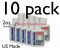 Dry Hands 2oz Sports Grip Powder for Pole Dancing, Baseball, Golf - 10-Pack