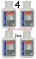 Dry Hands 2oz Sports Grip Solution for Pole Dancing, Baseball, Golf - 4-Pack