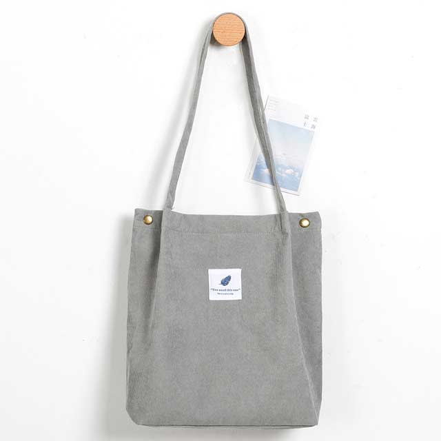 Eco Friendly Corduroy Foldable Shopping Casual Shoulder Button Tote Bags - Gray - 【Handbags Type】 Shoulder Tote Bag
【Material】 Corduroy Linen
【Capacity 】 Small Change, Cosmetics, Phone etc..
【Size】 12.5x3.9x13.7 Inches
【Note】 Please allow 1-3cm differs due to manual measurement.


 in Bags, Backpacks, Handbags & Wallets