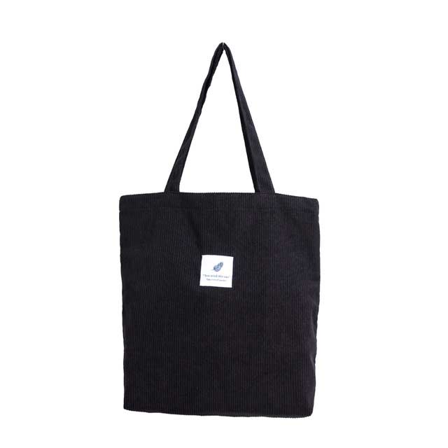 Eco Friendly Corduroy Foldable Shopping Casual Shoulder Tote Bags - Black - 【Handbags Type】 Shoulder Tote Bag
【Material】 Corduroy
【Capacity 】 Small Change, Cosmetics, Phone etc..
【Size】 13.7x2.7x11.8 Inches
【Note】 Please allow 1-3cm differs due to manual measurement.


 in Bags, Backpacks, Handbags & Wallets