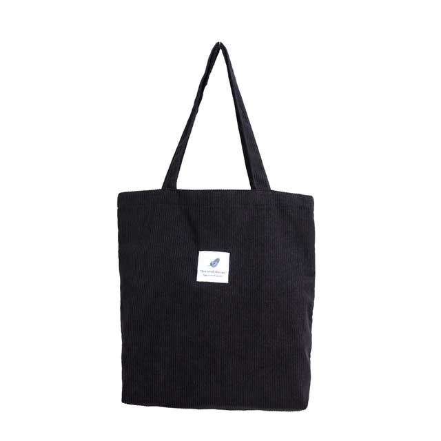 Eco Friendly Corduroy Foldable Shopping Casual Shoulder Tote Bags - Black - 【Handbags Type】 Shoulder Tote Bag
【Material】 Corduroy
【Capacity 】 Small Change, Cosmetics, Phone etc..
【Size】 13.7x2.7x11.8 Inches
【Note】 Please allow 1-3cm differs due to manual measurement.


 in Bags, Backpacks, Handbags & Wallets