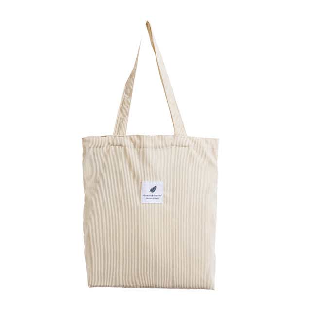 Eco Friendly Corduroy Foldable Shopping Casual Shoulder Tote Bags - Beige - 【Handbags Type】 Shoulder Tote Bag
【Material】 Corduroy
【Capacity 】 Small Change, Cosmetics, Phone etc..
【Size】 13.7x2.7x11.8 Inches
【Note】 Please allow 1-3cm differs due to manual measurement.


 in Bags, Backpacks, Handbags & Wallets