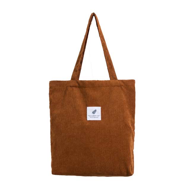 Eco Friendly Corduroy Foldable Shopping Casual Shoulder Tote Bags - Brown - 【Handbags Type】 Shoulder Tote Bag
【Material】 Corduroy
【Capacity 】 Small Change, Cosmetics, Phone etc..
【Size】 13.7x2.7x11.8 Inches
【Note】 Please allow 1-3cm differs due to manual measurement.


 in Bags, Backpacks, Handbags & Wallets