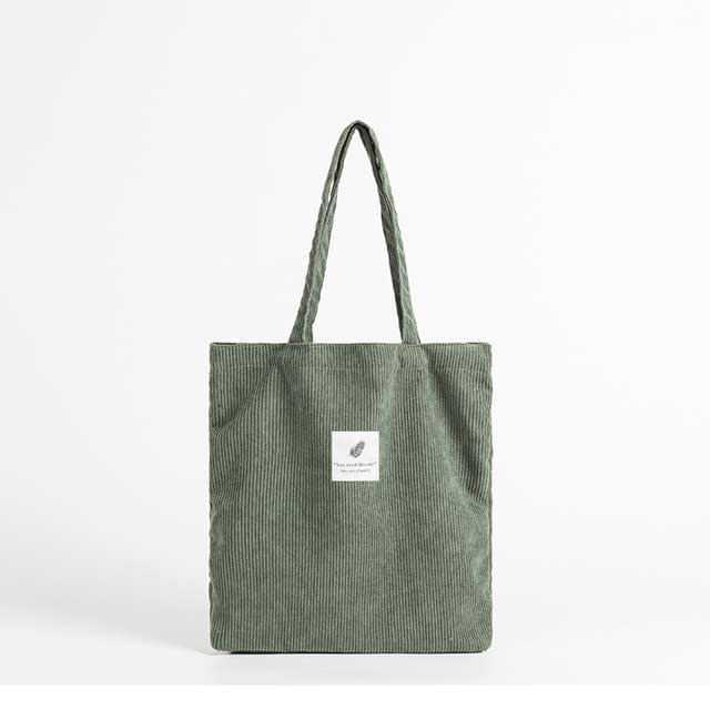 Eco Friendly Corduroy Foldable Shopping Casual Shoulder Tote Bags - Green - 【Handbags Type】 Shoulder Tote Bag
【Material】 Corduroy
【Capacity 】 Small Change, Cosmetics, Phone etc..
【Size】 13.7x2.7x11.8 Inches
【Note】 Please allow 1-3cm differs due to manual measurement.


 in Bags, Backpacks, Handbags & Wallets