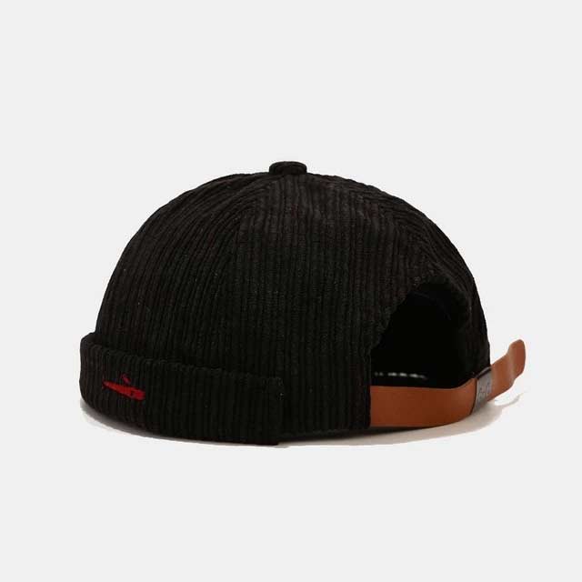 Brimless Street Fashion 90s Vintage Hiphop Dockers Caps - Black - Hat circumference: 21.25-23.6 inches (adjustable)
Hat height: 4.72 inches
Material: Conduroy

Note: Due to the different monitor and light effect, the actual color of the item might be slightly different from the color showed on the pictures. Thank you! in Caps, Chokers, Scarfs, Hats & Headwear