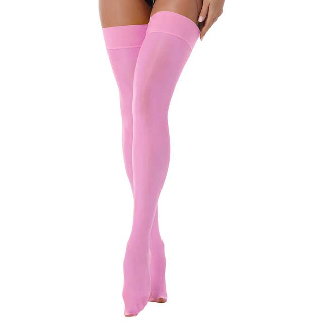 NancyBrandy Shiny Transparent Elastic Long Stockings - Pink in Hosiery,  Leggings, Stockings and Socks - $12.99