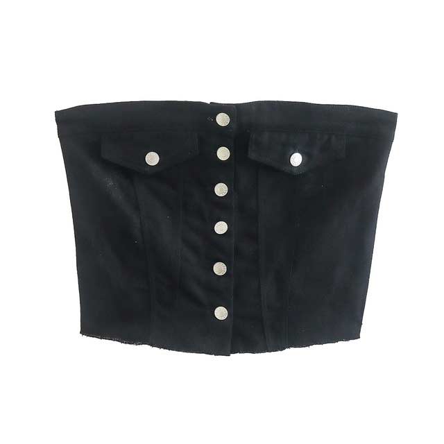 Street Summer Style Crop Chest Denim Sleeveless Over Top - Black - XSMALL:Bust: 29.9 inch (76 cm) Length: 10.6 inch (27 cm)
SMALL: Bust: 31.5 inch (80 cm) Length: 11 inch (28 cm)
MEDIUM: 33.1 inch (84 cm) Length: 11.4 inch (29 cm)
LARGE: Bust: 35.5 inch (90 cm) Length: 12 inch (30 cm) in Tops, Blouses, Shirts, Hoodies, Boleros, Pajamas, OneSies