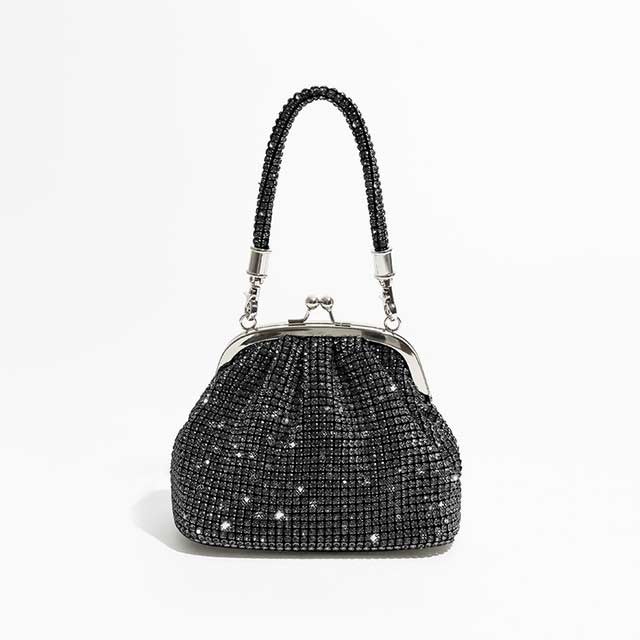 Chic Glitter Rhinestones Sparkling Crystal Cloud Shape Bags - Black - 【Handbags Type】 Handbag
【Material】 Polyester, Rhinestones
【Note】 Please allow 1-3cm differs due to manual measurement.


 in Bags, Backpacks, Handbags & Wallets