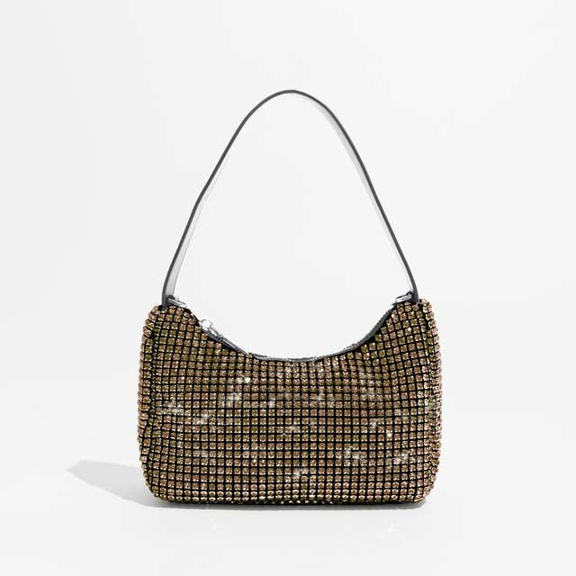 GLITERS - GOLD, Cross Body Bags