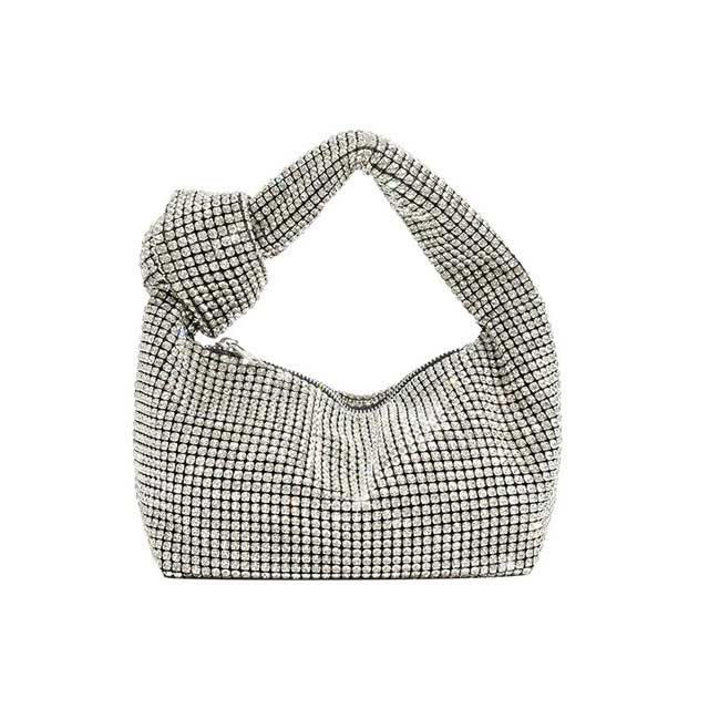 Chic Glitter Rhinestones Sparkling Crystal Evening Bags - Silver - 【Handbags Type】 Handbag
【Material】 Polyester, Rhinestones
【Note】 Please allow 1-3cm differs due to manual measurement.


 in Bags, Backpacks, Handbags & Wallets