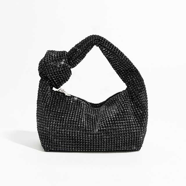 Chic Glitter Rhinestones Sparkling Crystal Evening Bags - Black - 【Handbags Type】 Handbag
【Material】 Polyester, Rhinestones
【Note】 Please allow 1-3cm differs due to manual measurement.


 in Bags, Backpacks, Handbags & Wallets