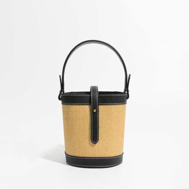 Straw Bucket Crossbody Beach Tote Bag - Yellow Black - 【Handbags Type】 ToteBag, Crossbody Bag, Beach Bags
【Material】 Straw, Faux Leather
【Size】 (Width)15cm * (Height)17 cm *
【Capacity 】 Small Change, Cosmetics, Phone etc..
【Note】 Please allow 1-3cm differs due to manual measurement.


 in Bags, Backpacks, Handbags & Wallets