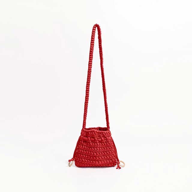 Cotton Rope Knitted Crossbody Small Purse Bag - Red - 【Handbags Type】 Purse Bags
【Material】 Cotton Fabric
【Size】 (Width)19cm * (Height)17cm *
【Capacity 】 Small Change, Cosmetics, Phone etc..
【Note】 Please allow 1-3cm differs due to manual measurement.


 in Bags, Backpacks, Handbags & Wallets