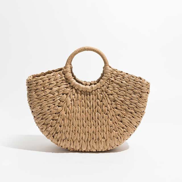 Half Moon Beach Basket Straw Summer Tote Bag - Khaki - 【Handbags Type】 Shoulder, Hand Bag
【Material】 Straw
【Capacity 】 Small Change, Cosmetics, Phone etc..
【Note】 Please allow 1-3cm differs due to manual measurement.


 in Bags, Backpacks, Handbags & Wallets