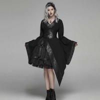 Dark Punk Japanese Asymmetric Adjustable Gothic Kimono
